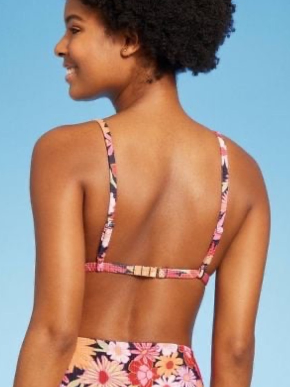 Wild Fable Ribbed Triangle Bikini Top - Picture 4 of 7